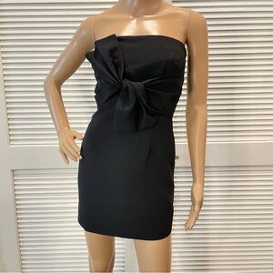 LIKELY Araya Strapless Mini Dress in Black